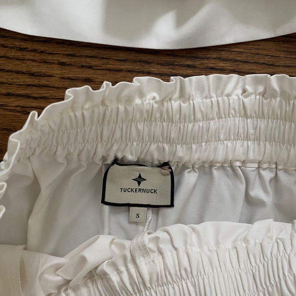 Tuckernuck White Summer Shorts & Top Set - Picture 3 of 3